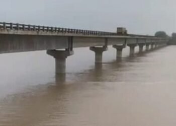 Auraiya News: कोटा बैराज से छोड़े गए पानी से यमुना उफनाई