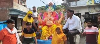 Auraiya News: पंडालों में विराजे गणपति, गूंजा बप्पा मोरया रे