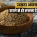 क्या आपको पता है अजवाइन खाने के नुकसान भी होते है