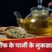 ज्यादा सौंफ का पानी पीने के नुकसान क्या होते है